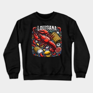 Louisiana Cajun Crawfish Boil Crayfish Crawdaddy Crewneck Sweatshirt